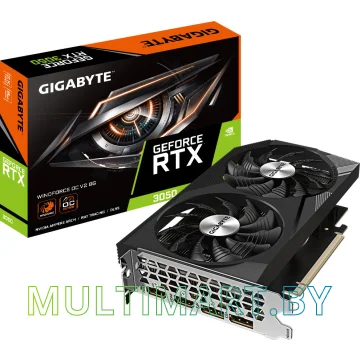 Видеокарта Gigabyte GeForce RTX 3050 WindForce OC V2 8G (GV-N3050WF2OCV2-8GD) картинка 7